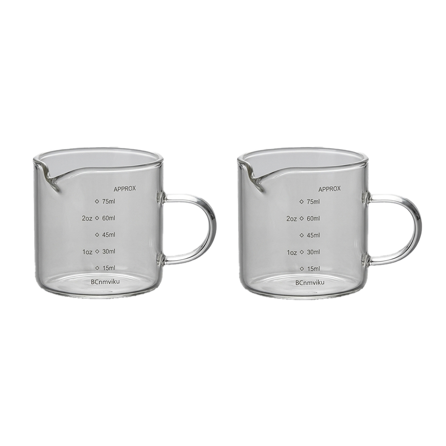 Espresso Shot Glass - Verre à espresso avec graduation, carafe