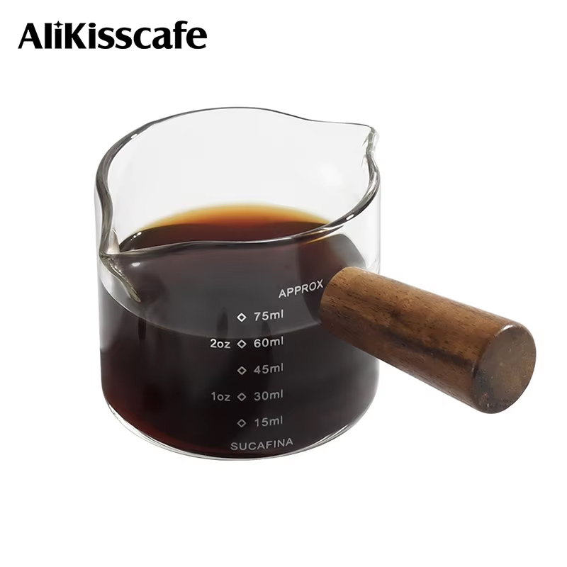 Espresso Shot Glass - Tasse à expresso, verre à mesurer,