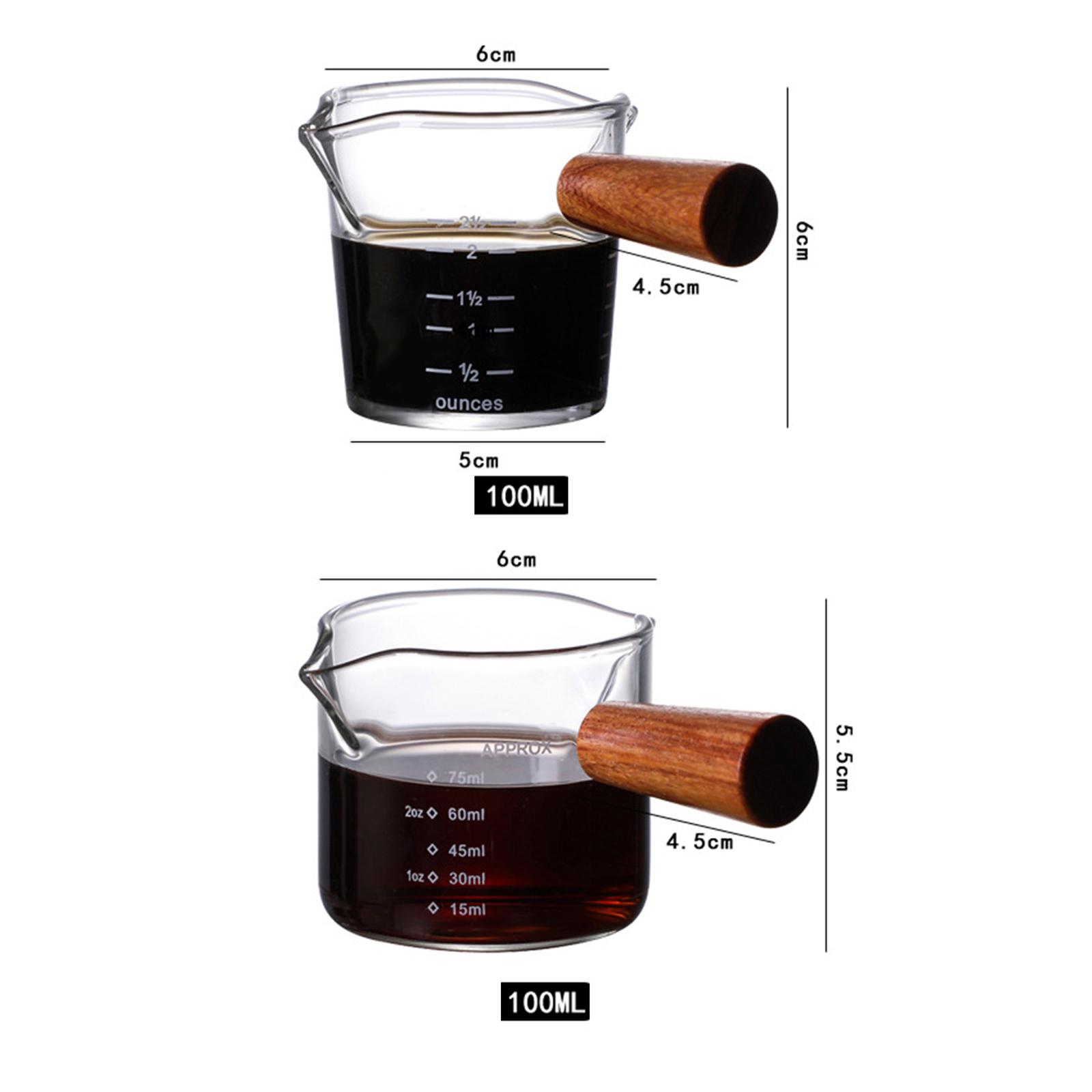 Tasse à mesurer à double bec v - Espresso Shot Glass avis et prix