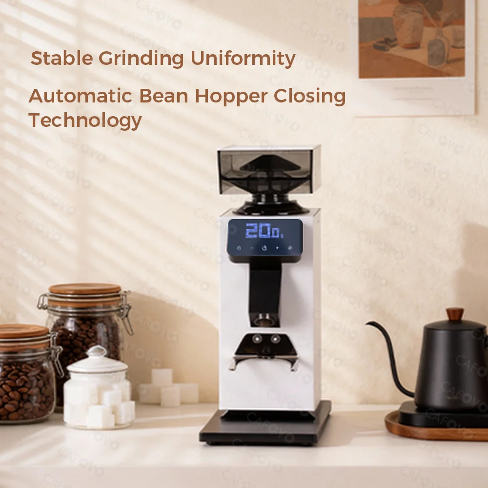 Moulin à café CAFOVO G964F à d - Coffee Grinder Burr Flat avis et prix